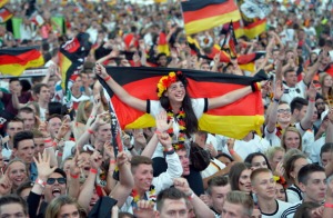 Germany Fans Watch 2014 FIFA World Cup